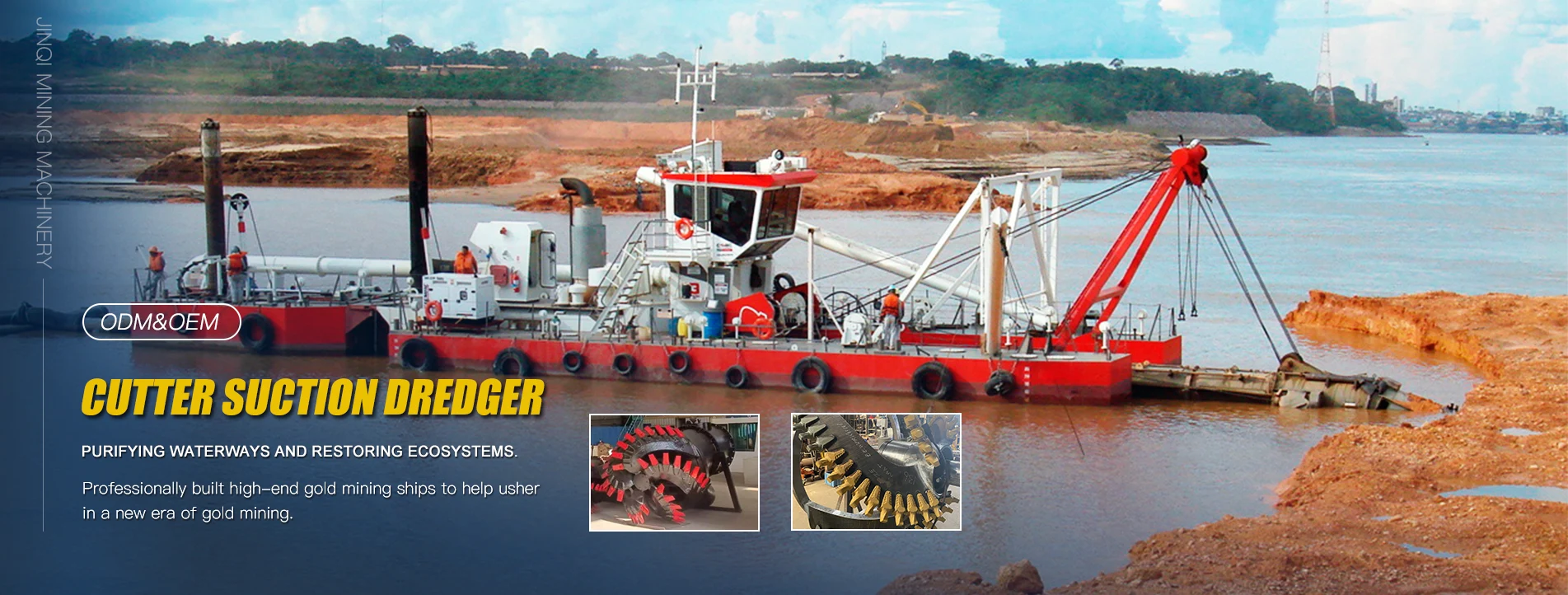 Hiina Cutter Suction Dredger tarnija